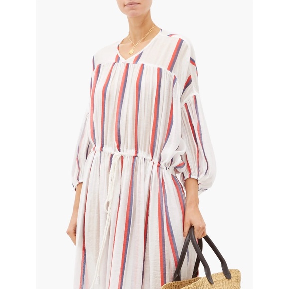 Monaco striped cotton-voile dress - Picture 3 of 6